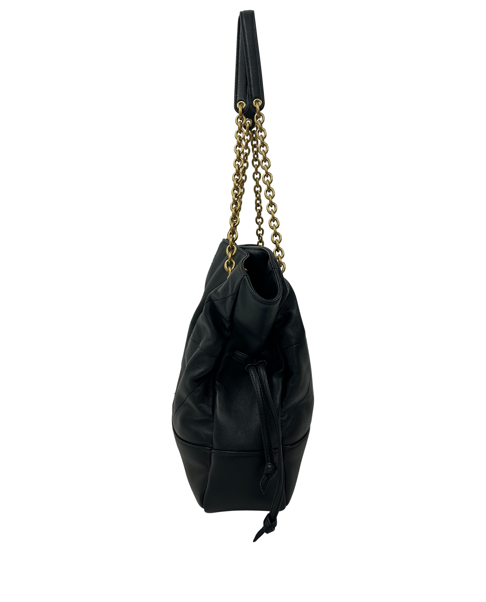 Pequeño Jamie, 1.900&euro;, Bolso, Negro, Animal - Piel, Vista inferior